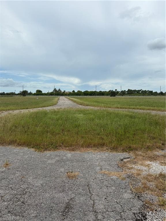 View of road featuring a view of rural / pastoral area