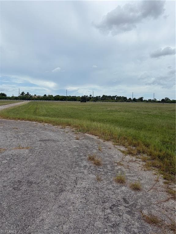 View of undeveloped land with rural landscape