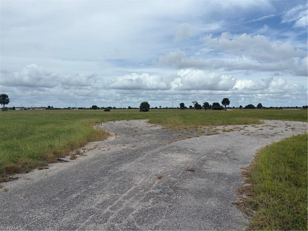 View of road with a rural view