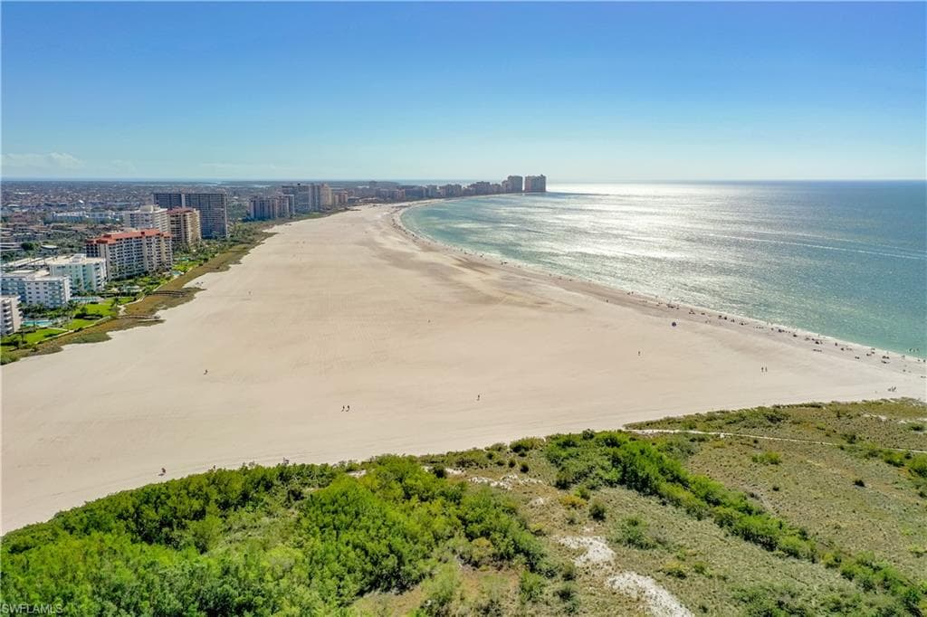 Water view featuring nearby beach