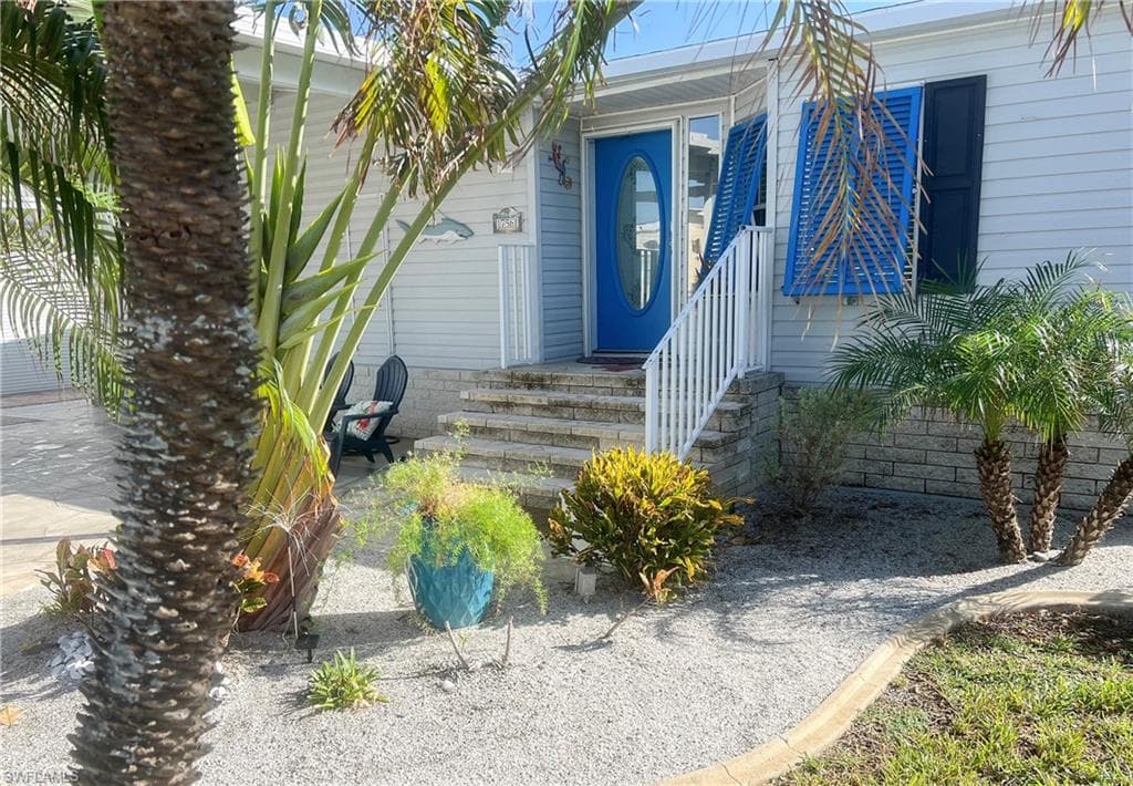 Entrance and landscaping