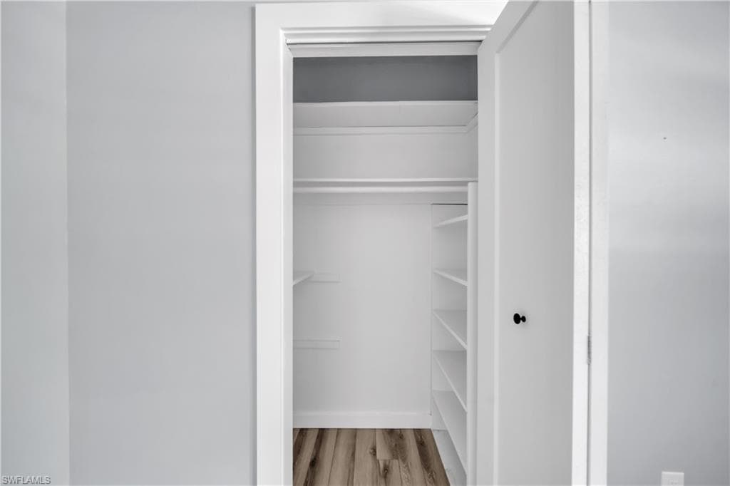 View of closet