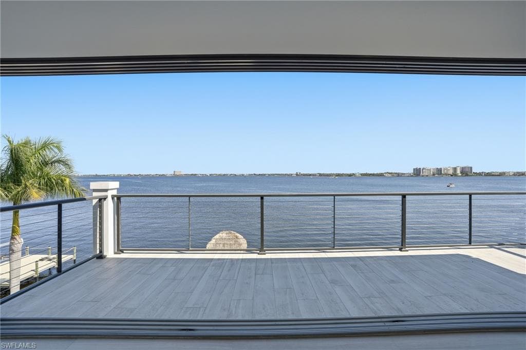 Quad Sliding Glass view from 3rd Floor Balcony