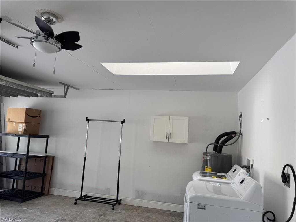 LAUNDRY IN GARAGE