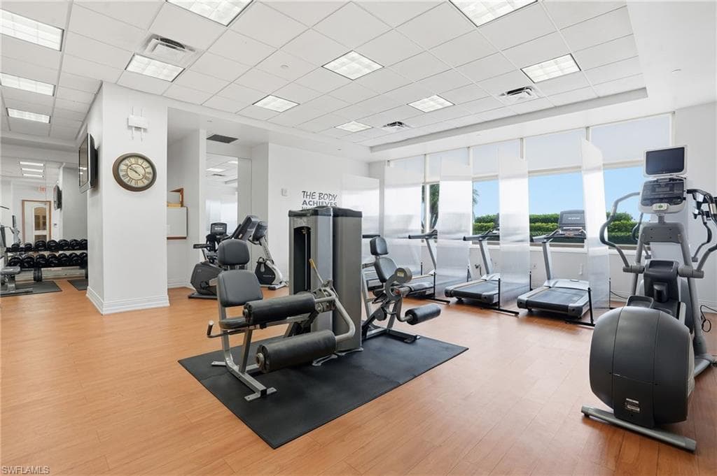 State-of-the art workout Area