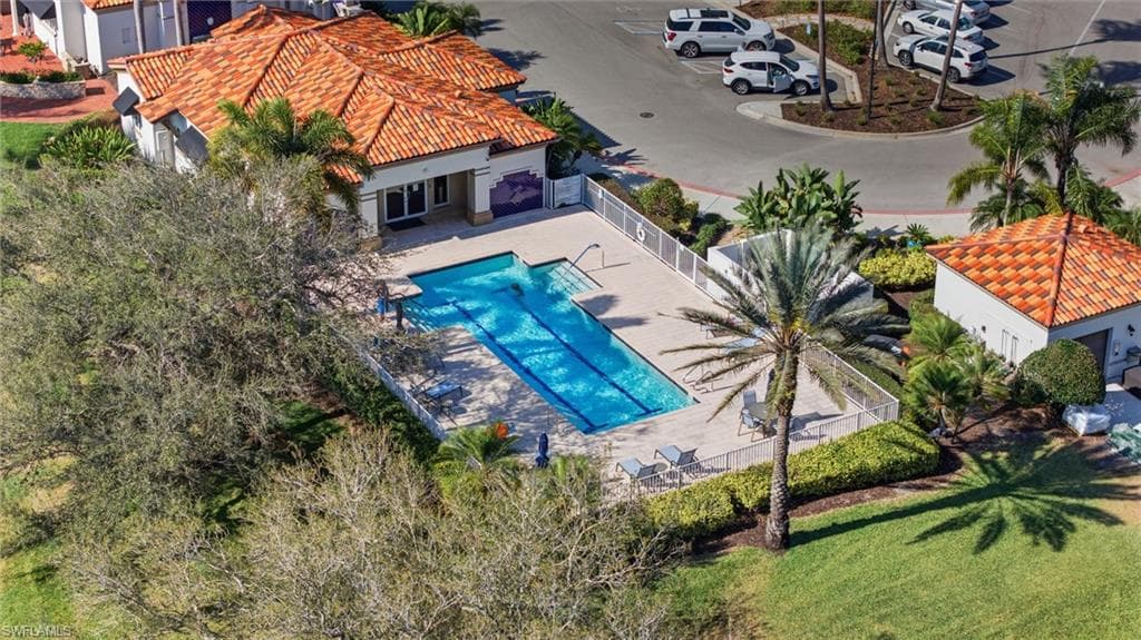 Dedicated lap pool designed for fitness swimming and exercise.