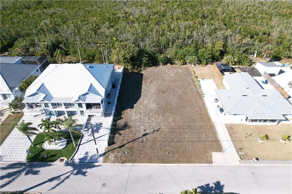 Aerial view lot