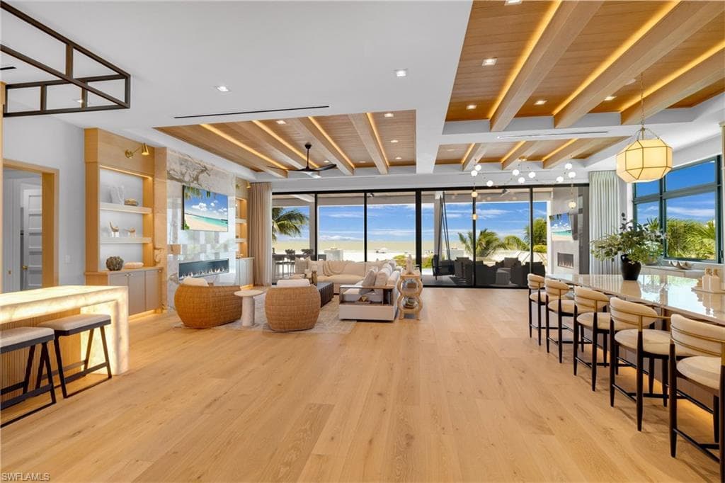 Open-concept living area