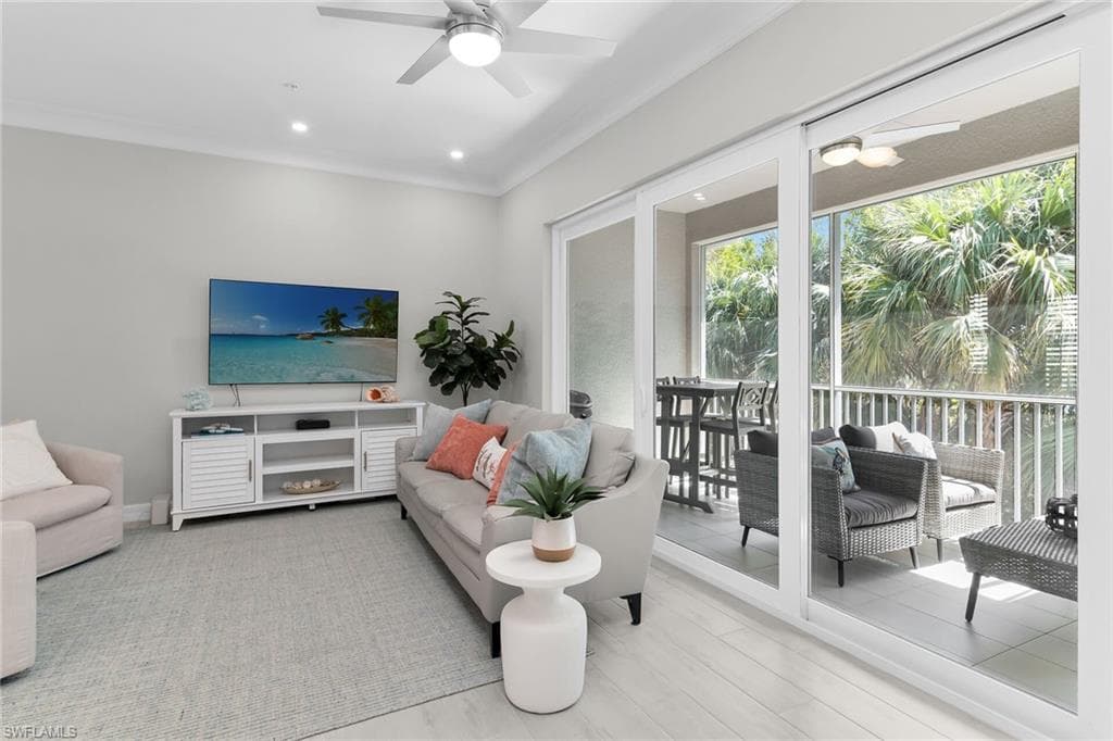 LIVING ROOM - BALCONY