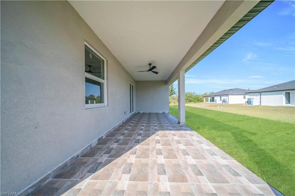 View of patio