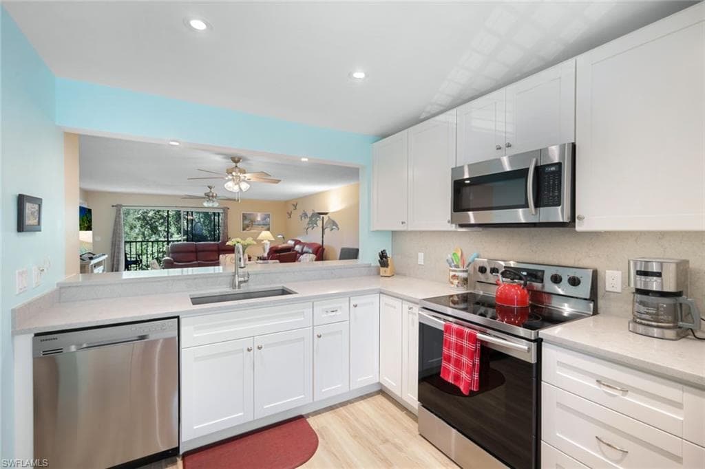Updated kitchen to include quartz, stainless