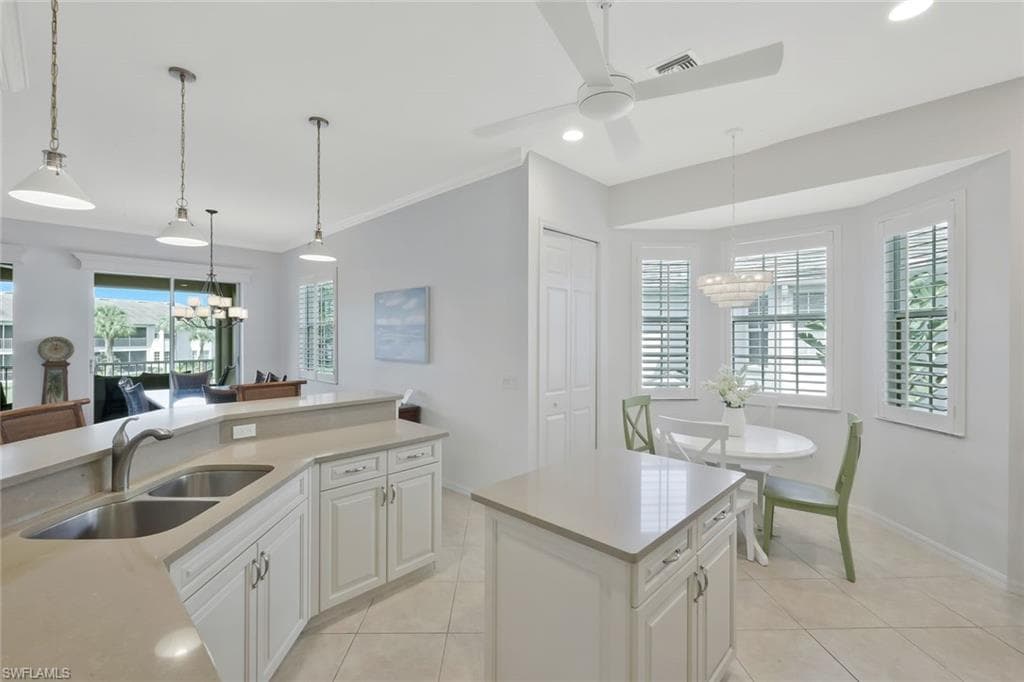 The spacious open floor plan maximizes the 1,822 square feet of living space with seamless flow between kitchen, dining, and living areas.
