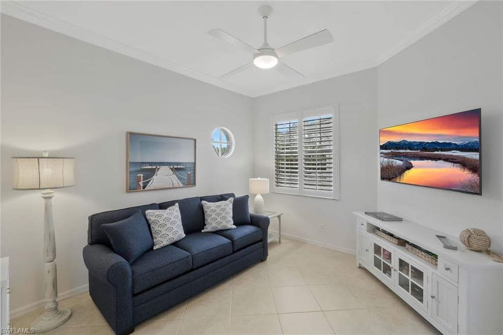 Versatile Den/Office that provides numerous possibilities and can be utilized as a media room, guest space, reading lounge, or additional living space