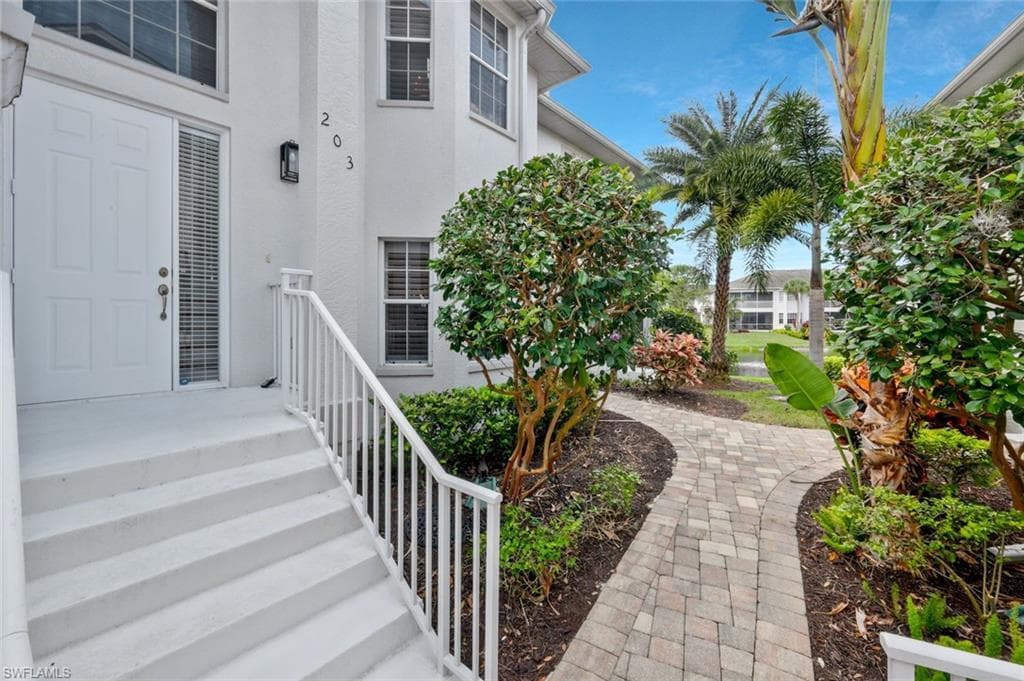 Enjoy the privacy of your own dedicated entry, a signature feature of coach home living in Marina Cove.