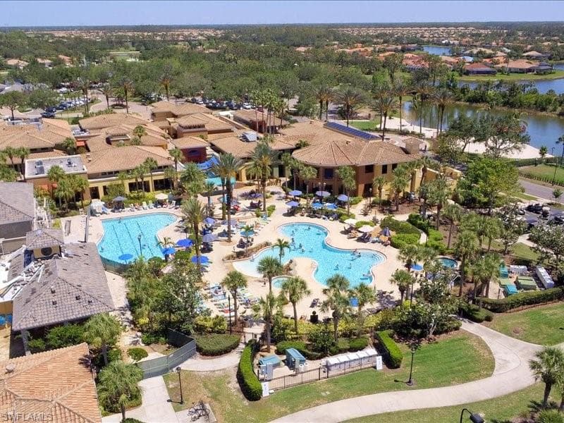 View of pool