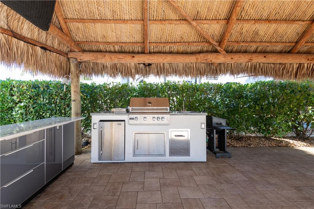 View of patio / terrace featuring area for grilling