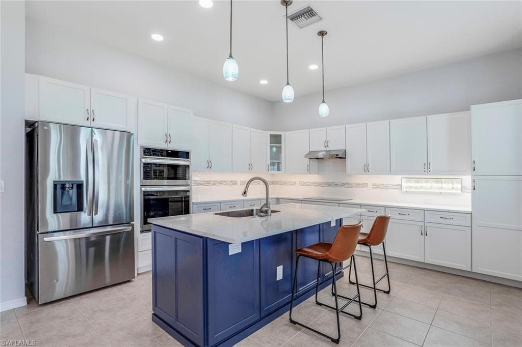 Stainless Appliances, Separate Built-in Wall Oven and Microwave
