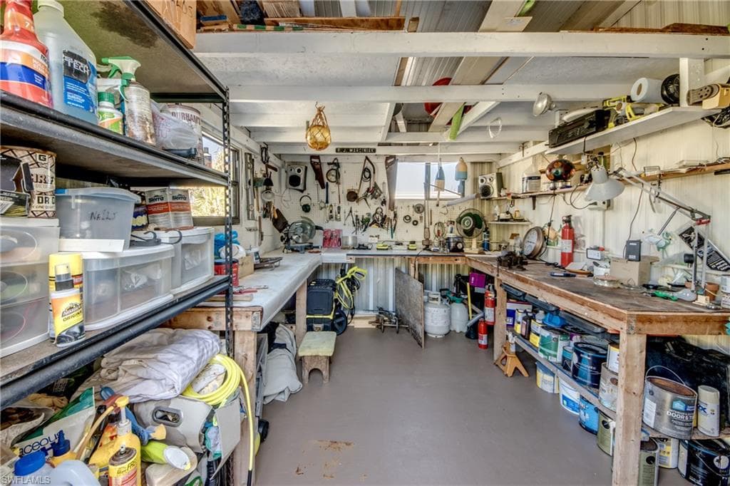 View of storage room