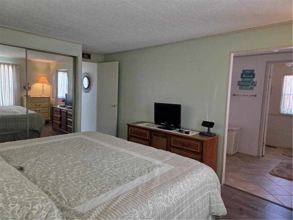 Spacious primary bedroom with ensuite
