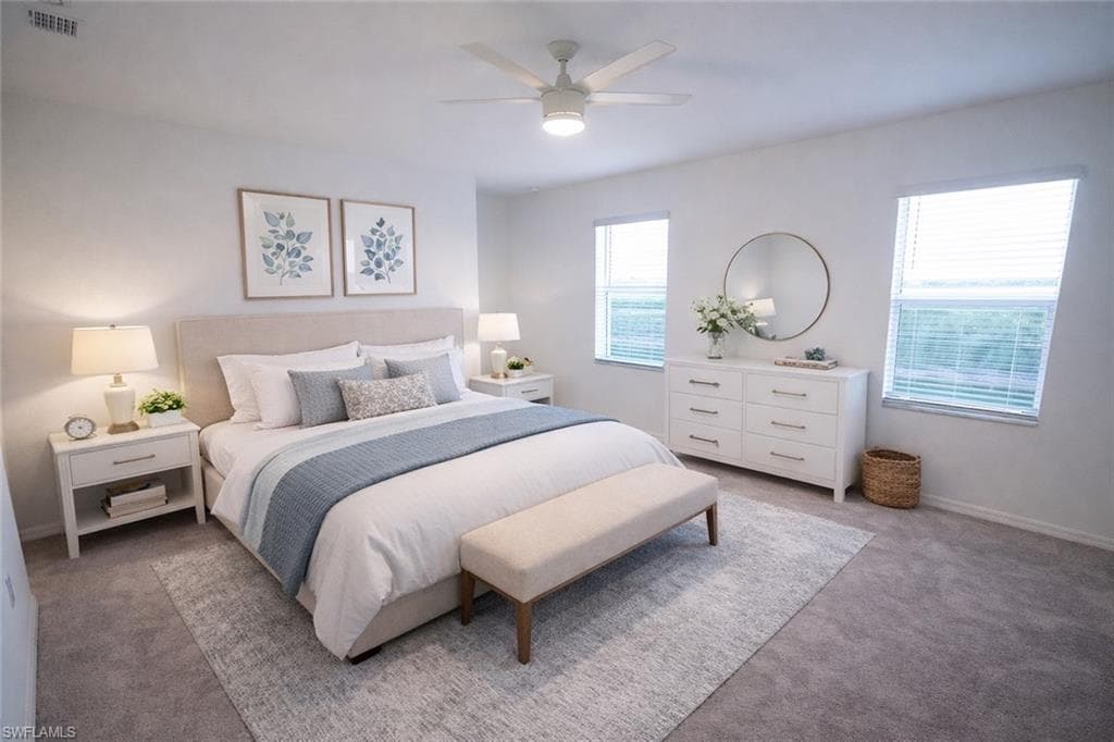 Master Bedroom - Virtual Staged