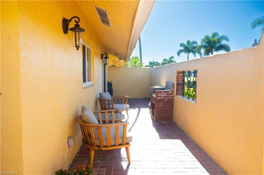 View of patio
