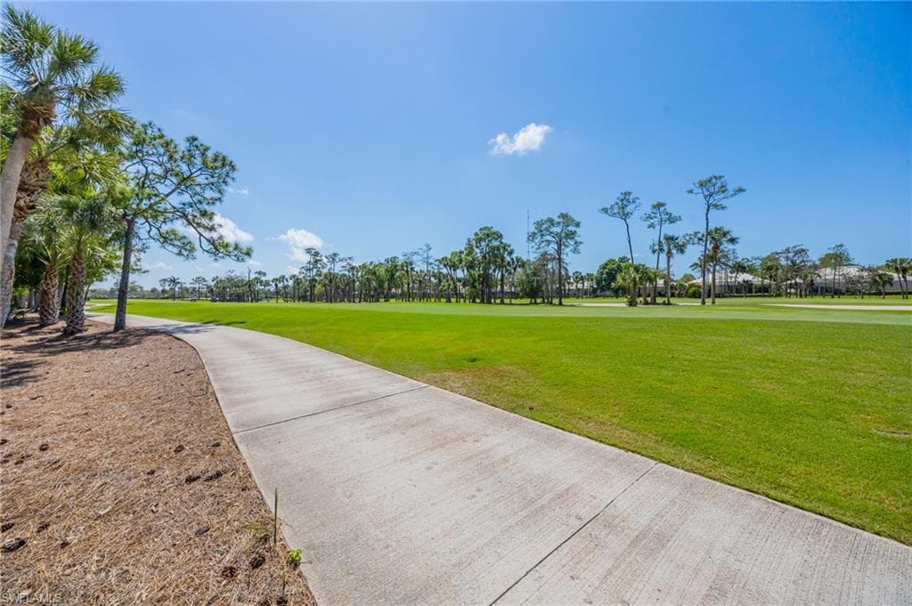Surrounding community with view of golf course
