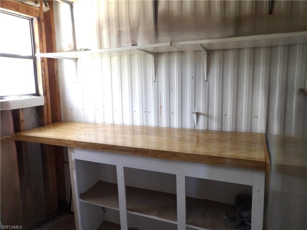 View of storage area