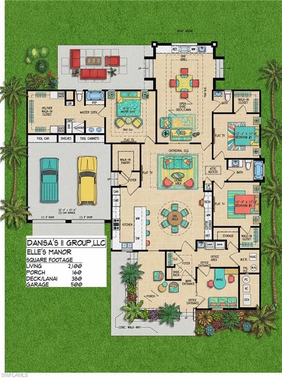 View of room layout