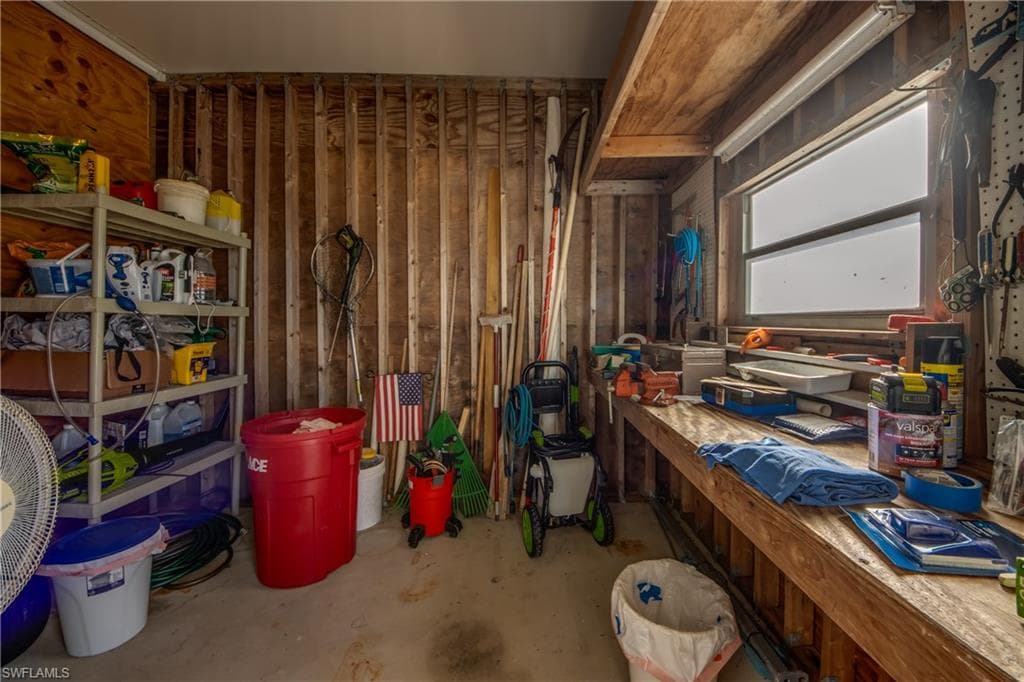 View of storage room