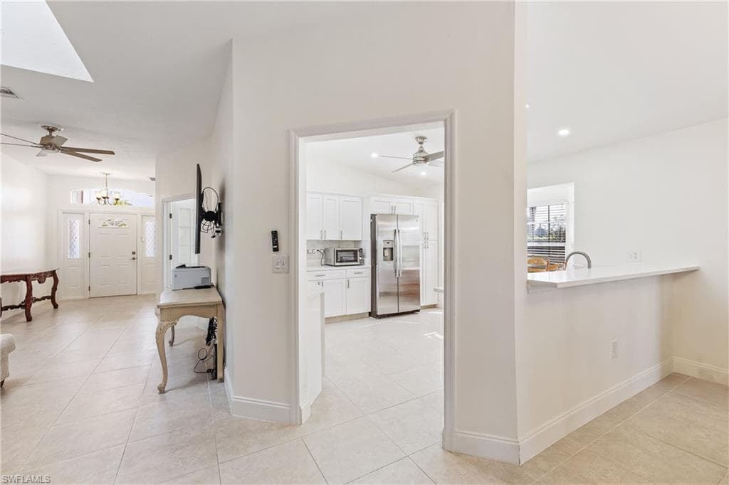 View of kitchen area from Living area