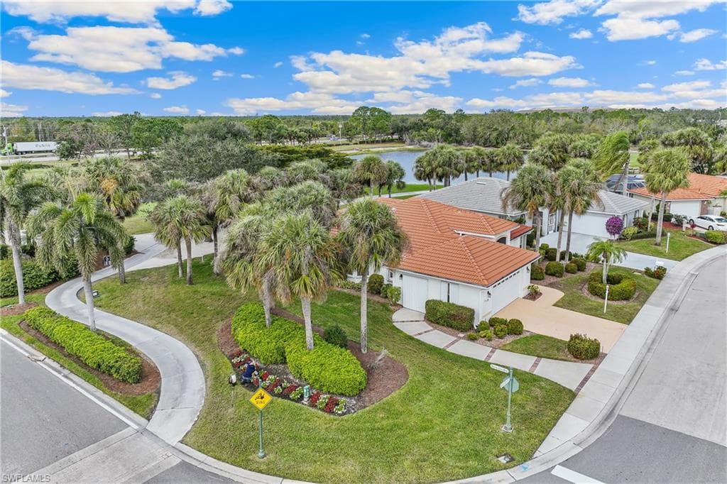 Aerial view of property