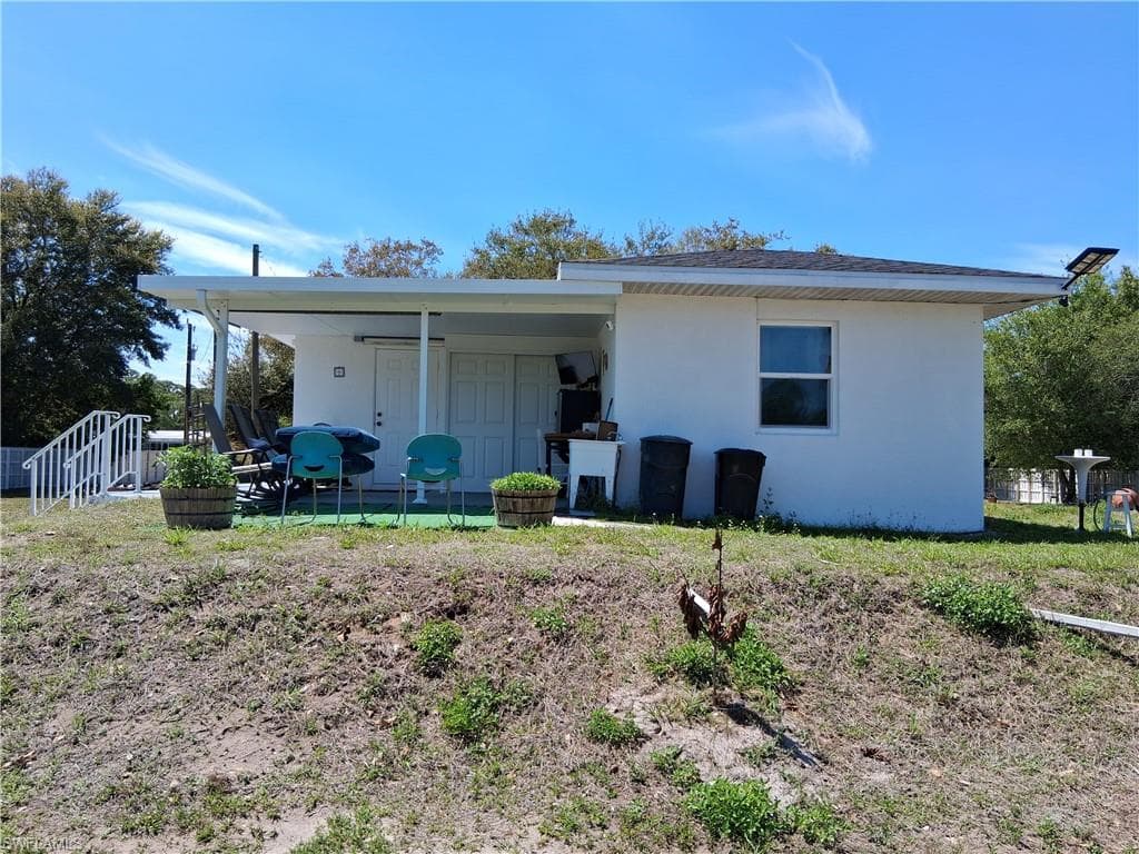 Rear of House, Facing West