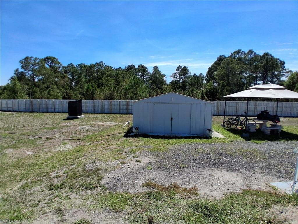 Facing South/Right side of property