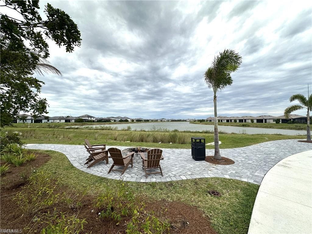 fire pit at the club house