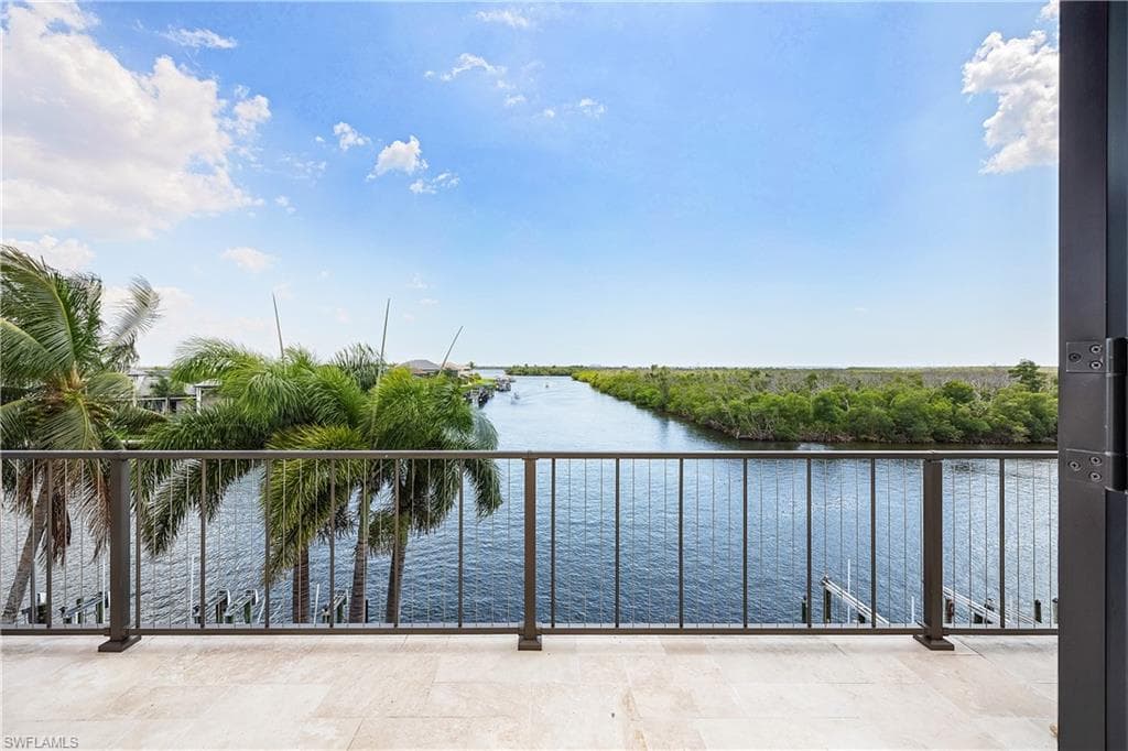 View from second floor bedrooms balcony.