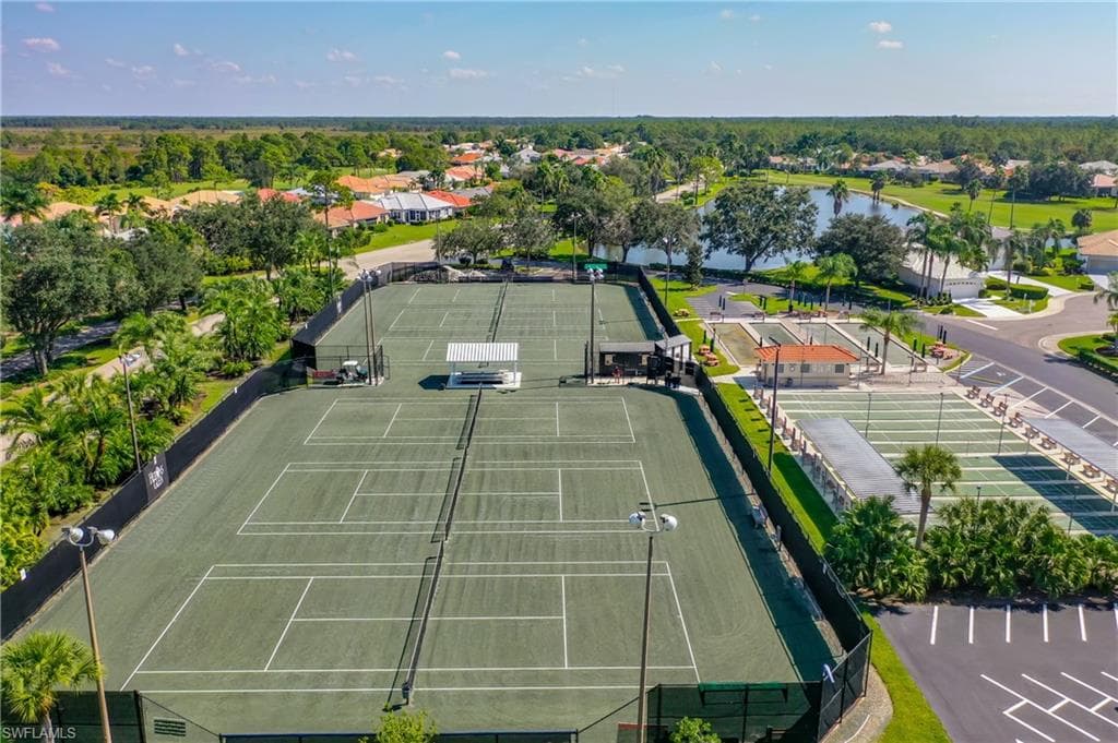 Tennis, bocce and shuffleboard courts