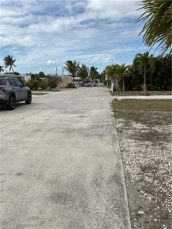 View of uncovered parking lot