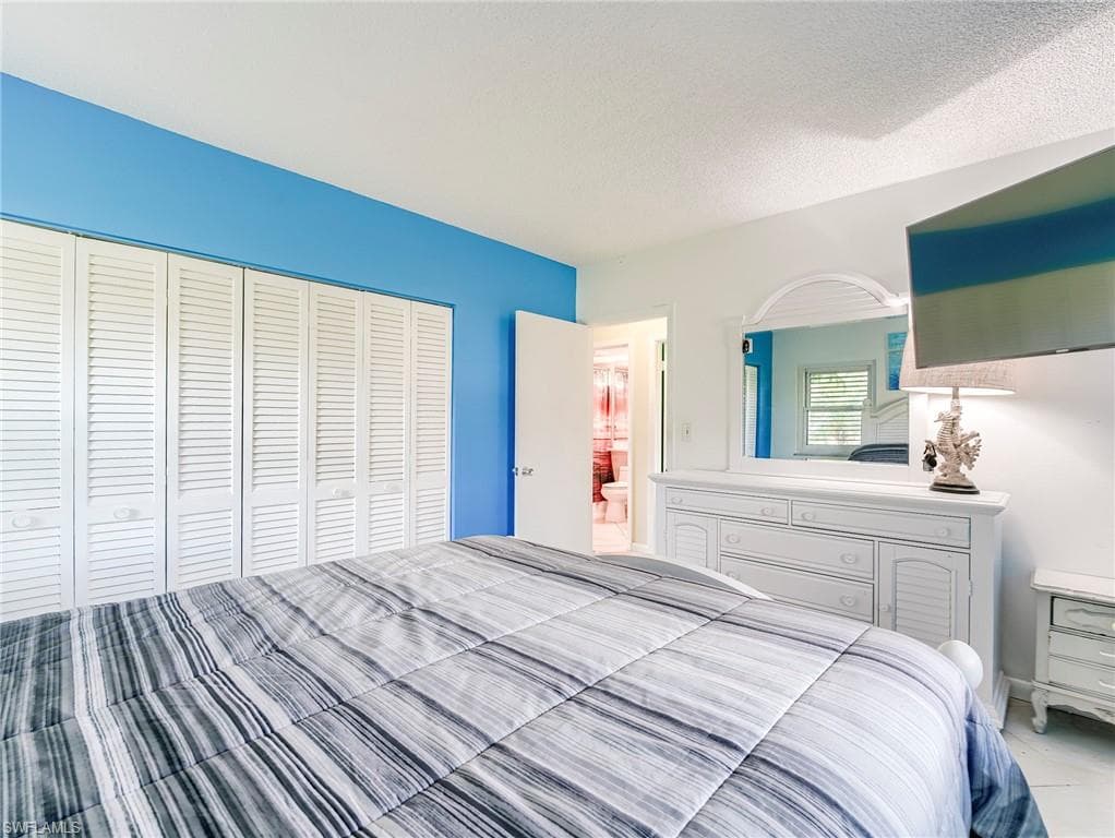 Bedroom featuring a closet
