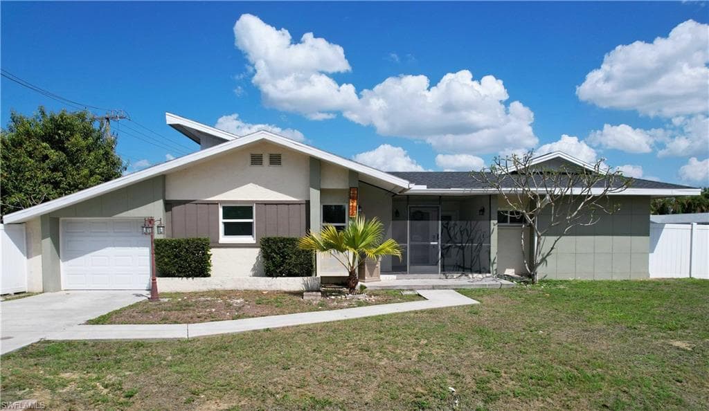 Unique architectural curb appeal