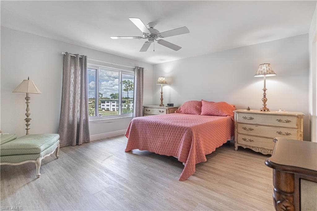 Primary Bedroom with walk-in Closet and ensuite Bathroom