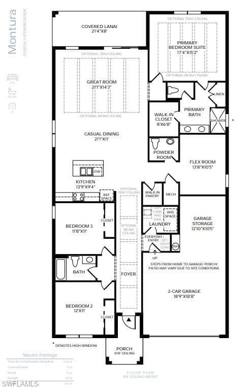 Montura Floor Plan Layout
