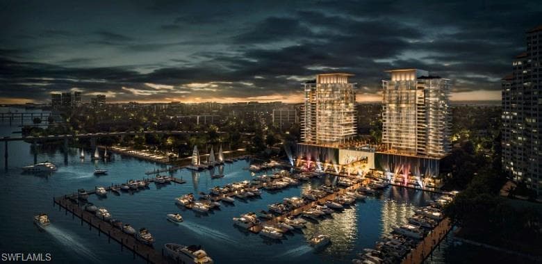 NIGHT VIEW OF MARINA
