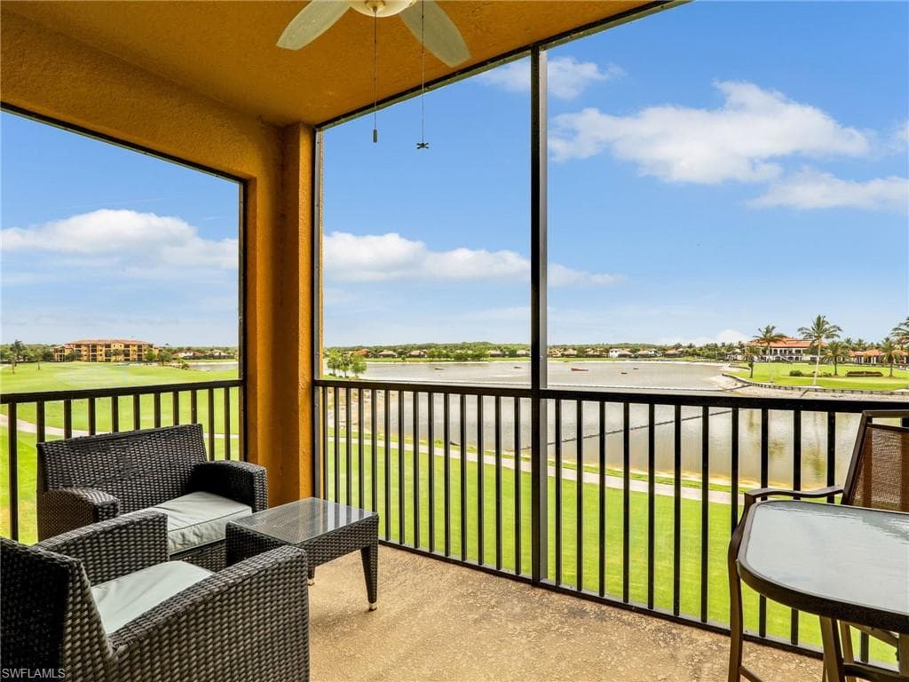 View of Golf course & lake