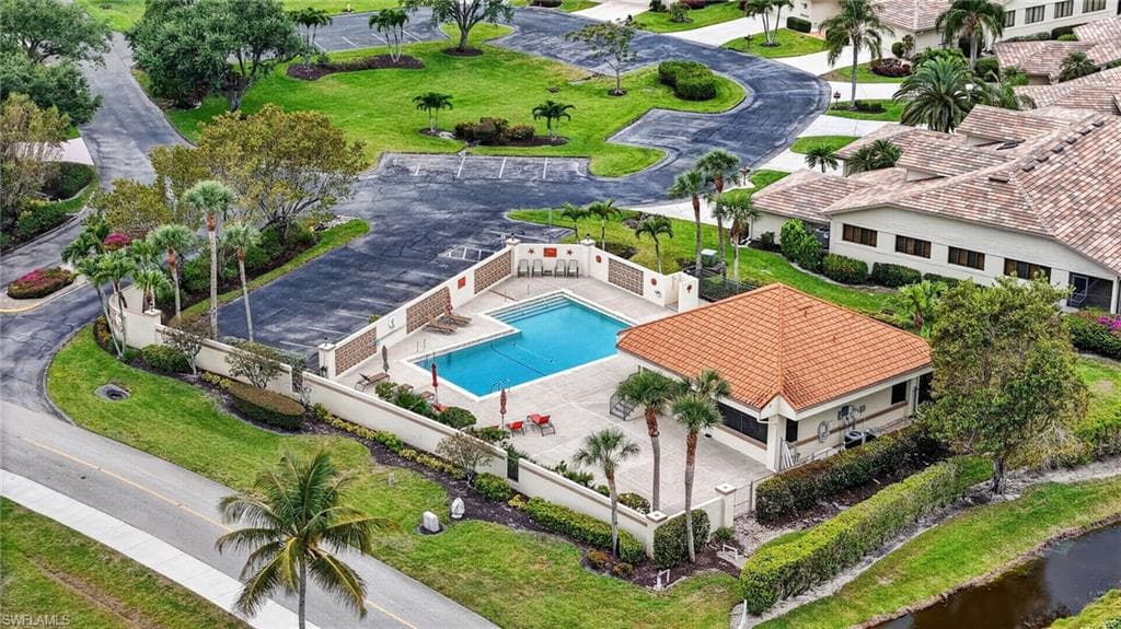 club house and pool