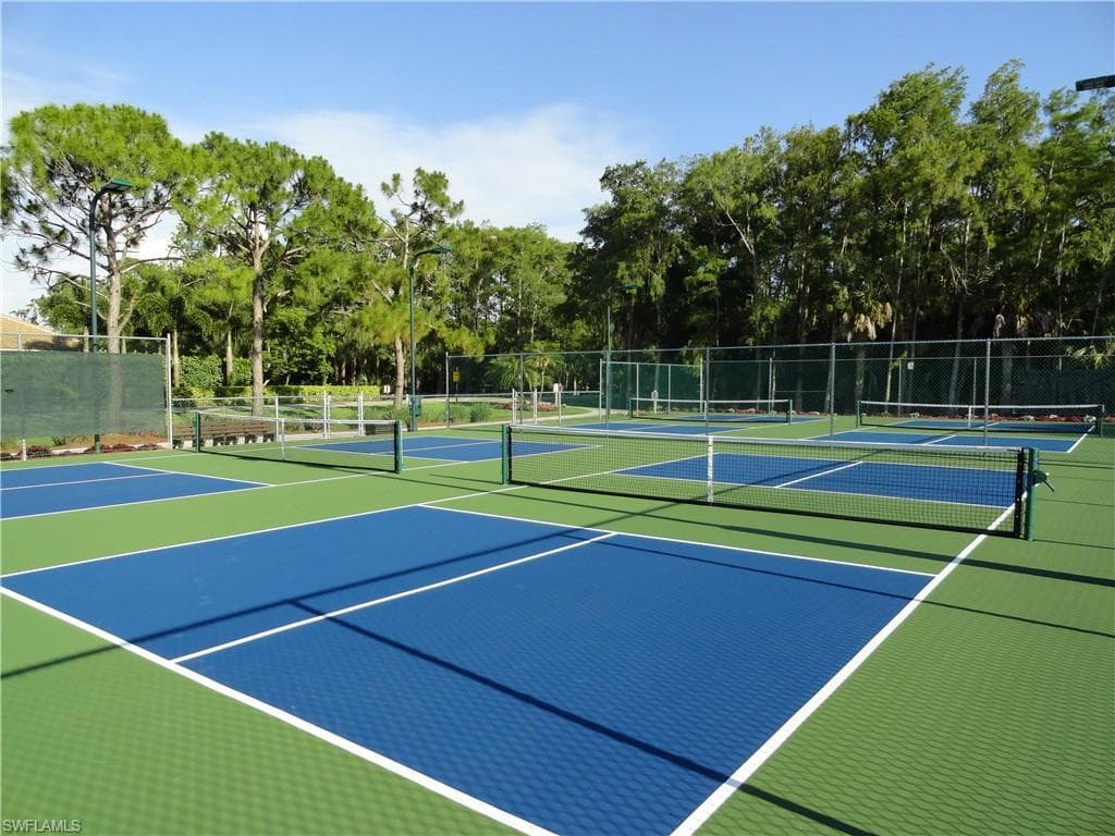 Pickleball courts.