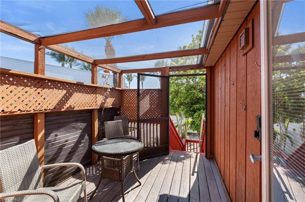 Deck perfect for enjoying the outdoors in comfort and style - Virtually Edited Exterior Image