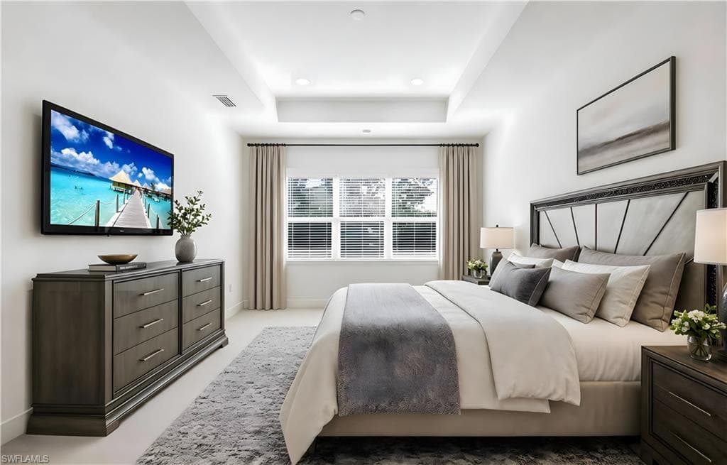 Staged Bedroom