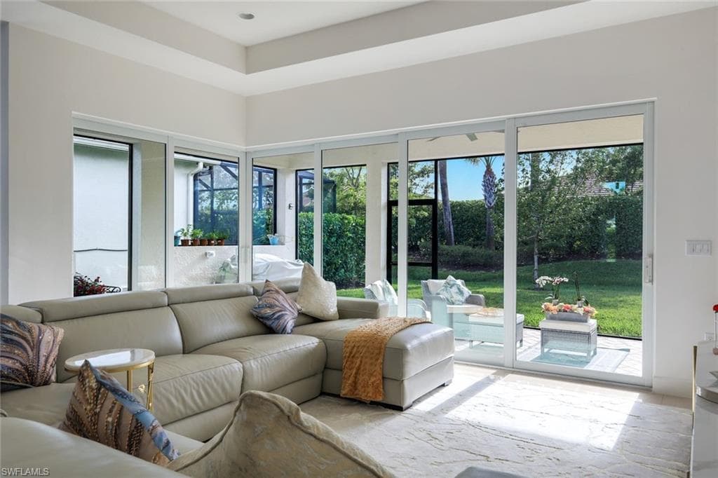 Lot of light in the living room