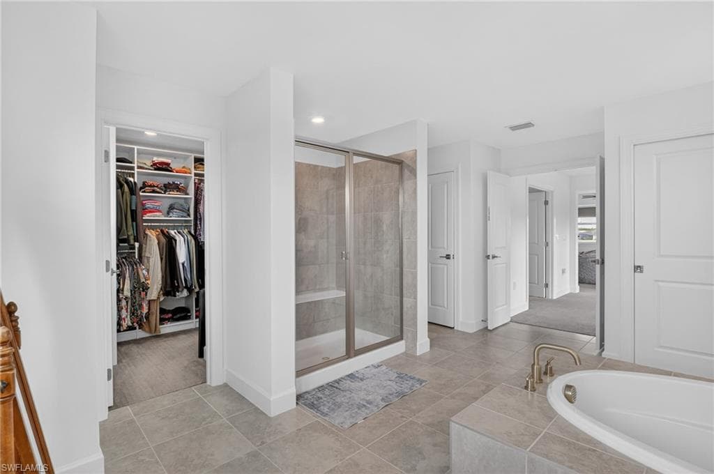 Primary Bathroom Showing Shower