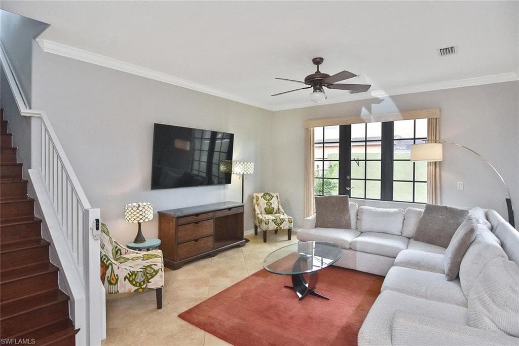 Step into this turnkey-furnished home and enjoy the natural light!